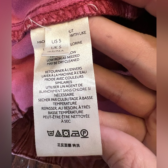 Anthropologie Pilcro Trailblazer Patchwork Pants Cargo Patch Pockets Size S - Picture 5 of 12